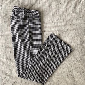 Houndstooth work pants Express Columnist style